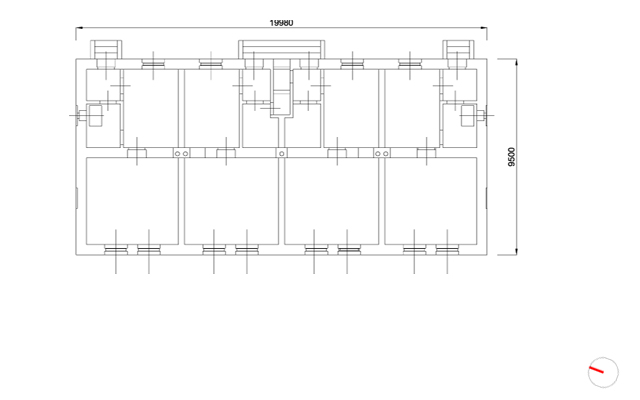 půdorys 1 np - stávající stav