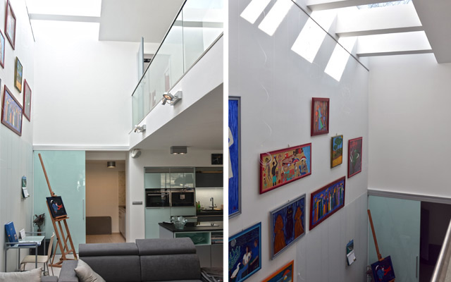 foto interiér - společenská místnost, galerie