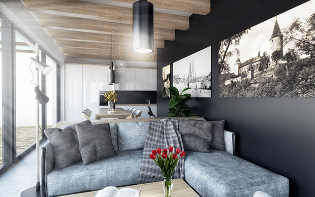 vizualizace - interiér