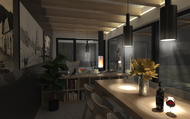 vizualizace - interiér