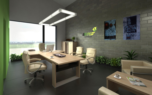 vizualizace - kancelář