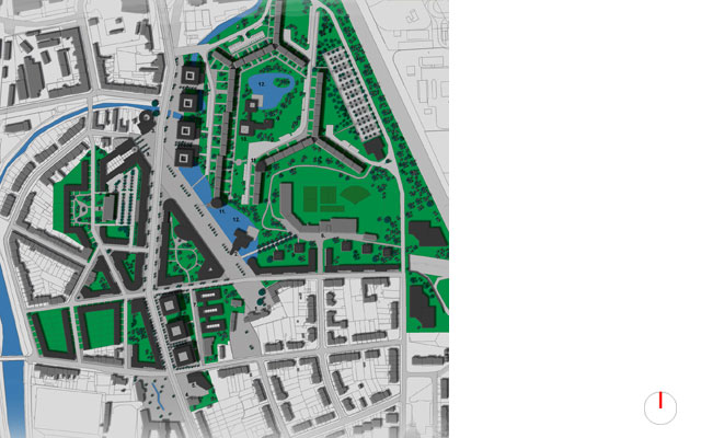 situace - urbanistický návrh