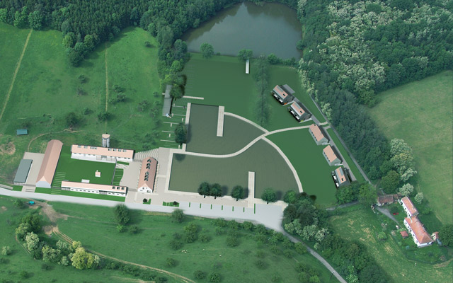 letecký pohled - návrh