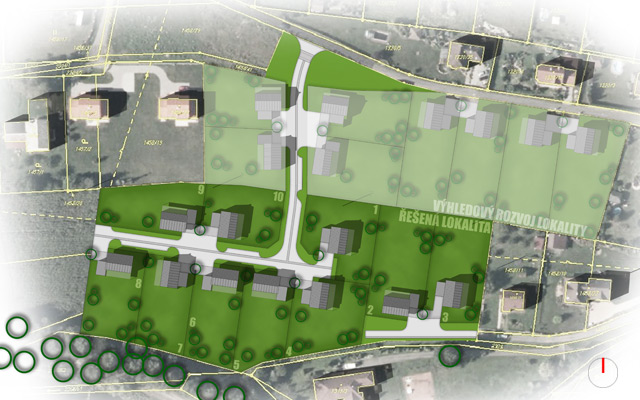 situace - urbanistický návrh